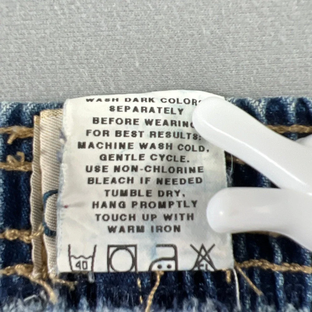 City Blues By Koret Straight Jeans Women 10 Denim Cotton Elastic Waist High Rise